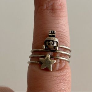 Y2K Marvin The Martian coil ring size 7.5